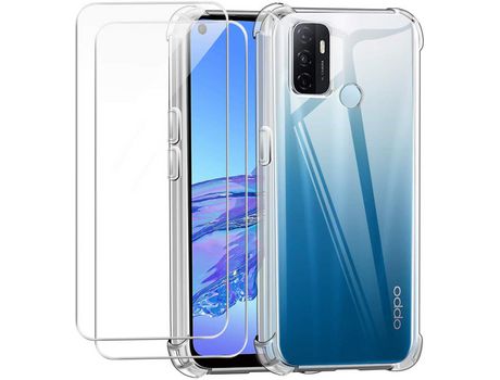 Kit Carcasa para Oppo A53 HONGWE Transparente