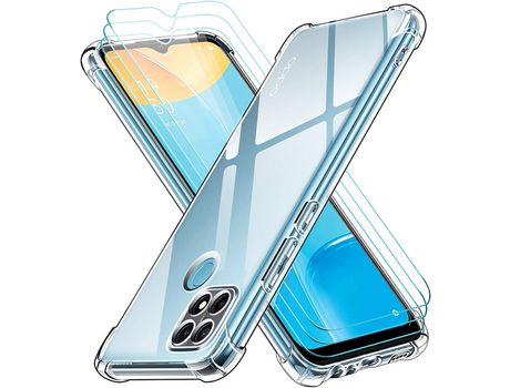 Kit Carcasa para Oppo A15 HONGWE Transparente