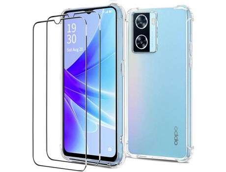 Kit Carcasa para Oppo A57S HONGWE Transparente