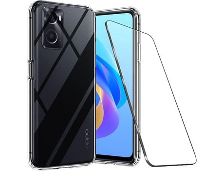 Kit Carcasa para Oppo A76 HONGWE Transparente