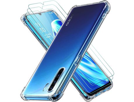 Kit Carcasa para Oppo A91 HONGWE Transparente