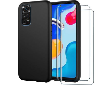 Kit Carcasa para Redmi Note 11 HONGWE Negro