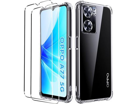 Kit Carcasa para Oppo A77 5G HONGWE Transparente