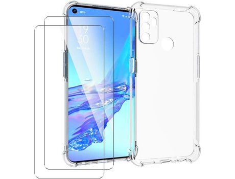 Kit Carcasa para Oppo A53S HONGWE Transparente