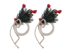 2 Anillos Decorativos Innovadores Para Servilletas, Ideales Para El Hogar, Restaurantes, Hoteles, Cumpleaños Y Navidad.