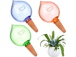 Globos De Riego Automáticos Sonrientes Para Plantas De Interior, Juego De 3