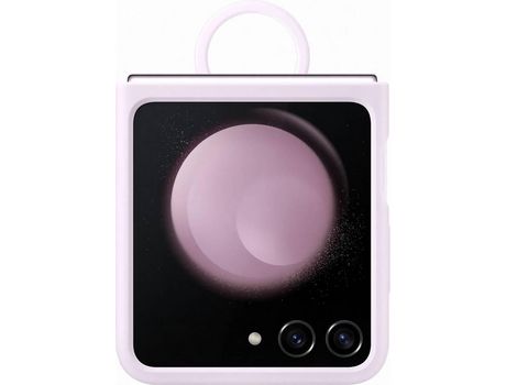 Carcasa Anillo SAMSUNG Z Flip 5 Silicona Lavanda