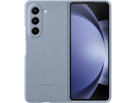 Carcasa SAMSUNG Z Fold 5 Piel Eco Azul