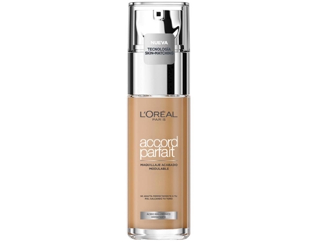Base Líquida L'ORÉAL Make-Up Designer Accord Parfait - 7.D/7.W Golden Amber - Foundation