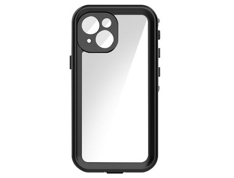 Carcasa integral para iPhone 13 Mini Impermeable IP68 REDPEPPER Contorno Negro
