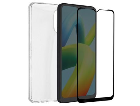 Carcasa Xiaomi Redmi A1 y A2 Silicona Flexible Transparente + Cristal 9H BIGBEN