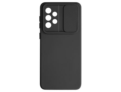 Carcasa para Samsung Galaxy A33 5G Silicona Flexible Cubre Cámara Negro AVIZAR