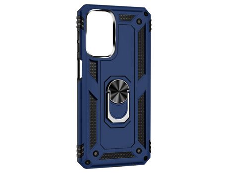 Carcasa para Samsung A23 5G y M23 Antigolpes Bimaterial Anillo Soporte Vídeo Azul AVIZAR