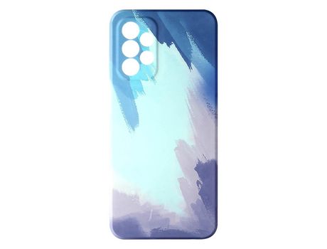 Caracasa para Samsung Galaxy A23 5G y M23 5G Silicona Flexible Diseño Azul AVIZAR