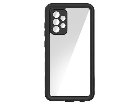 Carcasa para Samsung Galaxy A52 y A52s Impermeable IP68 REDPEPPER Contorno Negro