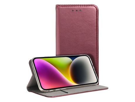 Carcasa tipo libro Smart Magneto para XIAOMI XIAOMI REDMI A1 burdeos