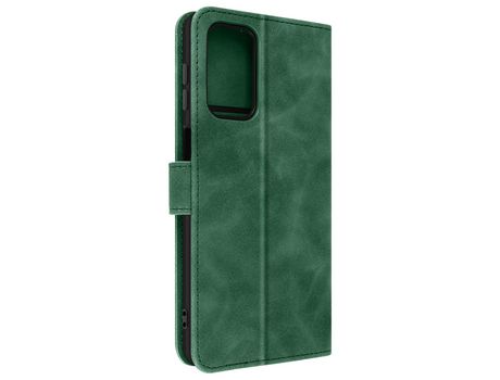 Carcasa para Samsung A23 5G & M23 5G Tarjetero, Soporte vídeo Tender Book Verde AVIZAR