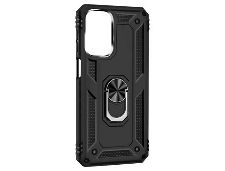 Carcasa para Samsung A23 5G y M23 Antigolpes Bimaterial Anillo Soporte Vídeo Negro AVIZAR