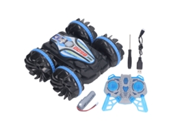 Coche Acrobático Anfibio Teledirigido De 2,4 Ghz Con Carga Usb Y Control Remoto Para Niños.