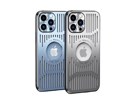 Carcasa magnético de metal para teléfono con disipación de calor Iphone 13Promax Silver HHZ