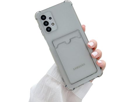 Funda Folio para Samsung Galaxy A32 5G ELKUAIE Transparente