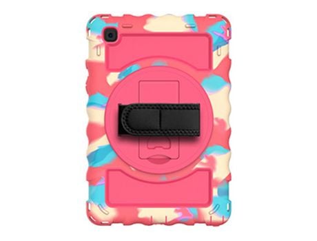 Carcasa para Samsung Galaxy Tab A8.4T307 con soporte giratorio/correa para el hombro Carcasa protector ELKUAIE