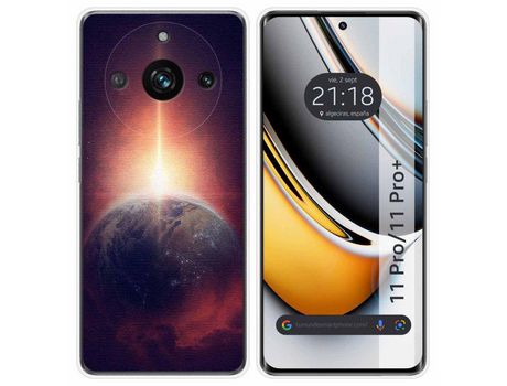 Funda Silicona Realme 11 Pro / 11 Pro+ Plus 5G Diseño Tierra Dibujos TUMUNDOSMARTPHONE