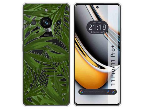 Funda Silicona Transparente Realme 11 Pro / 11 Pro+ Plus 5G Diseño Jungla Dibujos TUMUNDOSMARTPHONE