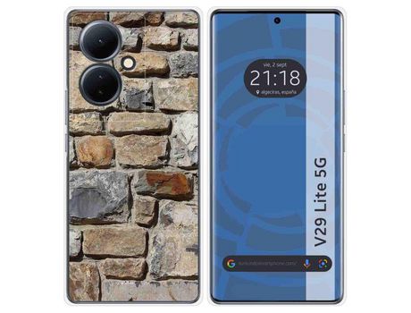 Funda Silicona Vivo V29 Lite 5G Diseño Ladrillo 03 Dibujos TUMUNDOSMARTPHONE
