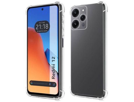 Funda Silicona Antigolpes Transparente Xiaomi Redmi 12 TUMUNDOSMARTPHONE