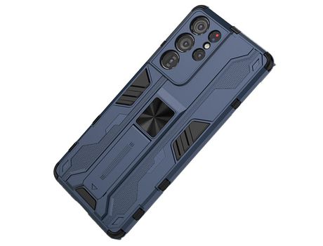 Carcasa para Samsung S22: Carcasa móvil con protección contra caídas y soporte de atracción magnética ELKUAIE