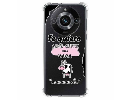 Funda Silicona Antigolpes Realme 11 Pro / 11 Pro+ Plus Diseño Vaca Dibujos TUMUNDOSMARTPHONE