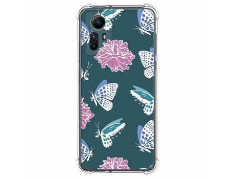 Funda Silicona Antigolpes Xiaomi Redmi Note 12S Diseño Flores 10 Dibujos TUMUNDOSMARTPHONE