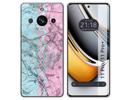 Funda Silicona Realme 11 Pro / 11 Pro+ Plus 5G Diseño Mármol 08 Dibujos TUMUNDOSMARTPHONE