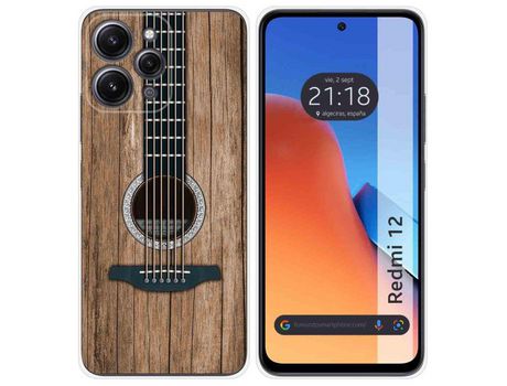Funda Silicona Xiaomi Redmi 12 Diseño Madera 11 Dibujos TUMUNDOSMARTPHONE