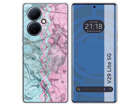 Funda Silicona Vivo V29 Lite 5G Diseño Mármol 08 Dibujos TUMUNDOSMARTPHONE