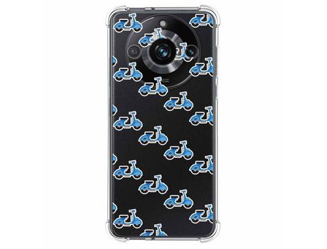Funda Silicona Antigolpes Realme 11 Pro / 11 Pro+ Plus Diseño Scooter Dibujos TUMUNDOSMARTPHONE
