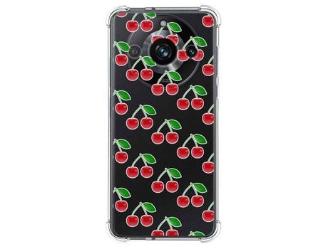 Funda Silicona Antigolpes Realme 11 Pro / 11 Pro+ Plus Diseño Cerezas Dibujos TUMUNDOSMARTPHONE