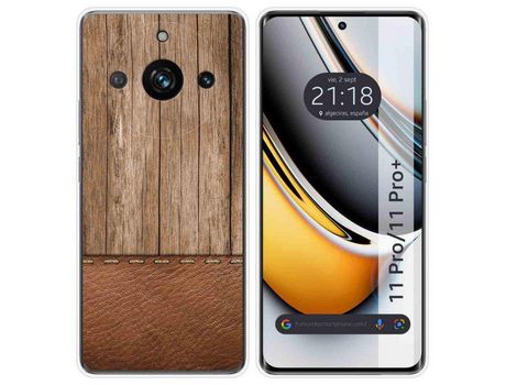 Funda Silicona Realme 11 Pro / 11 Pro+ Plus 5G Diseño Madera 09 Dibujos TUMUNDOSMARTPHONE