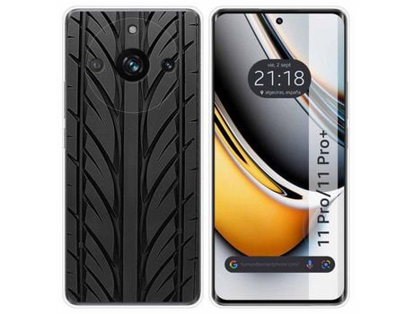 Funda Silicona Realme 11 Pro / 11 Pro+ Plus 5G Diseño Neumatico Dibujos TUMUNDOSMARTPHONE