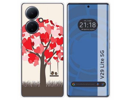 Funda Silicona Vivo V29 Lite 5G Diseño Pajaritos Dibujos TUMUNDOSMARTPHONE