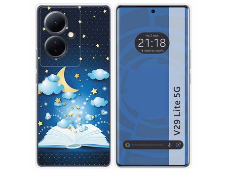 Funda Silicona Vivo V29 Lite 5G Diseño Libro Cuentos Dibujos TUMUNDOSMARTPHONE
