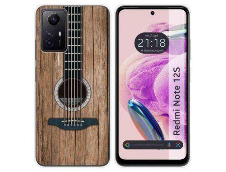 Funda Silicona Xiaomi Redmi Note 12S Diseño Madera 11 Dibujos TUMUNDOSMARTPHONE