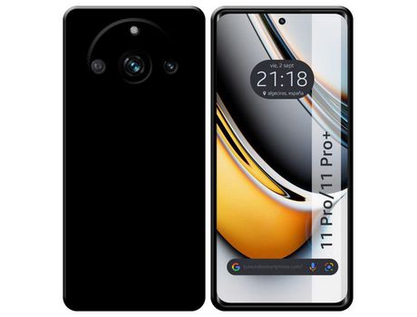 Funda Silicona Gel Tpu Negra Realme 11 Pro / 11 Pro+ Plus 5G TUMUNDOSMARTPHONE