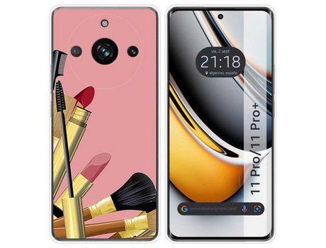 Funda Silicona Realme 11 Pro / 11 Pro+ Plus 5G Diseño Brochas Dibujos TUMUNDOSMARTPHONE
