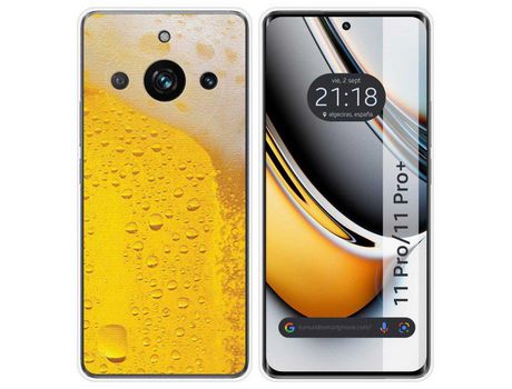 Funda Silicona Realme 11 Pro / 11 Pro+ Plus 5G Diseño Cerveza Dibujos TUMUNDOSMARTPHONE