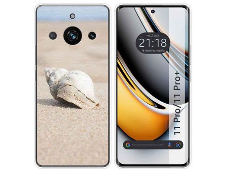 Funda Silicona Realme 11 Pro / 11 Pro+ Plus 5G Diseño Concha Dibujos TUMUNDOSMARTPHONE