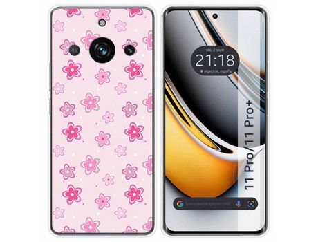 Funda Silicona Realme 11 Pro / 11 Pro+ Plus 5G Diseño Flores Dibujos TUMUNDOSMARTPHONE