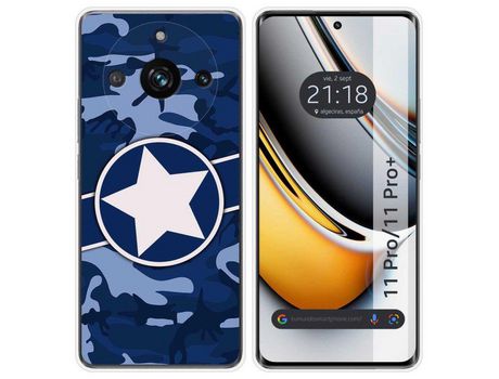 Funda Silicona Realme 11 Pro / 11 Pro+ Plus 5G Diseño Camuflaje 03 Dibujos TUMUNDOSMARTPHONE