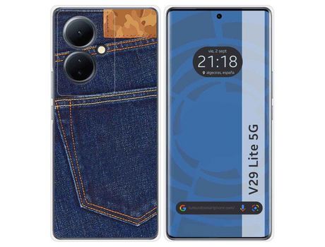 Funda Silicona Vivo V29 Lite 5G Diseño Vaquero Dibujos TUMUNDOSMARTPHONE